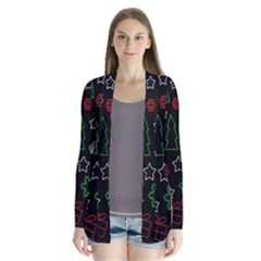 Colorful Xmas Pattern Cardigans by Valentinaart