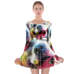 Layla Merch Long Sleeve Skater Dress by tigflea