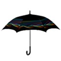  Flowing Fabric of Rainbow Light, Abstract  Hook Handle Umbrellas (Small) View3