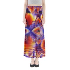 Winter Crystal Palace, Abstract Cosmic Dream (lake 12 15 13) 9900x7400 Smaller Maxi Skirts by DianeClancy