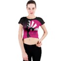 ZOUK - FORGET THE TIME Crew Neck Crop Top View1