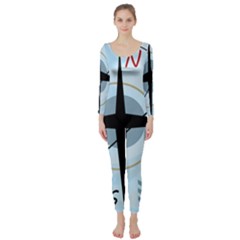 Compass Long Sleeve Catsuit