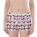 Xmas song pattern Boyleg Bikini Wrap Bottoms View1