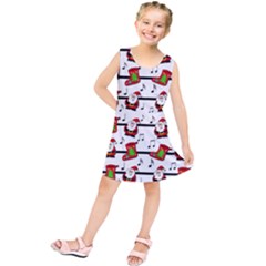 Xmas Song Pattern Kids  Tunic Dress by Valentinaart