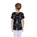 New Year pattern - gray Kids  One Piece Tee View2