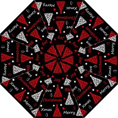 New Year Pattern - Red Golf Umbrellas by Valentinaart