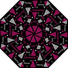 New Year Pattern - Magenta Straight Umbrellas by Valentinaart