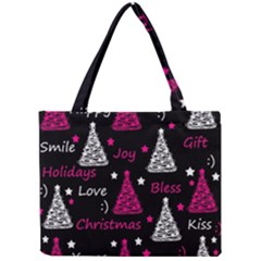 New Year Pattern - Magenta Mini Tote Bag by Valentinaart