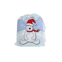 Polar Bear Drawstring Pouches (medium) 