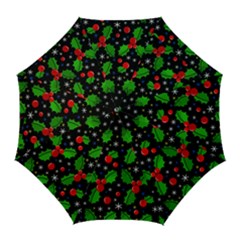 Xmas Magical Pattern Golf Umbrellas by Valentinaart