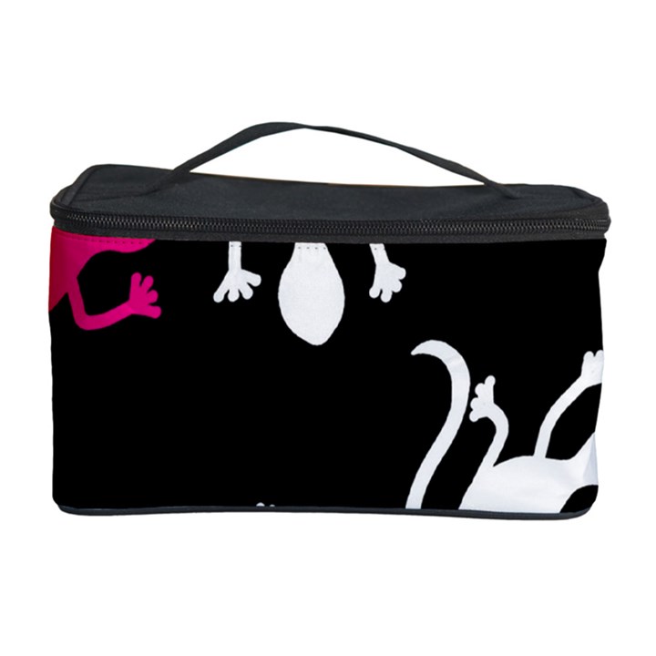 Magenta lizard Cosmetic Storage Case