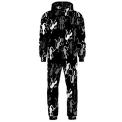 Gray lizards Hooded Jumpsuit (Men) 