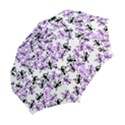 Lizards pattern - purple Folding Umbrellas View2