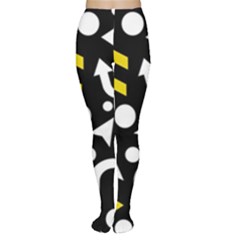 Right Direction - Yellow Women s Tights by Valentinaart