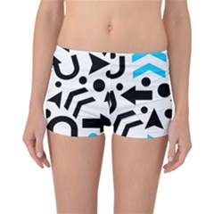 Cyan Right Direction Reversible Bikini Bottoms