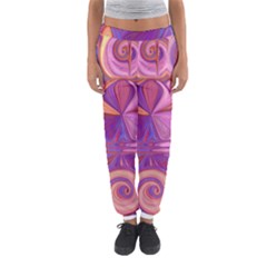 Candy Abstract Pink, Purple, Orange Women s Jogger Sweatpants