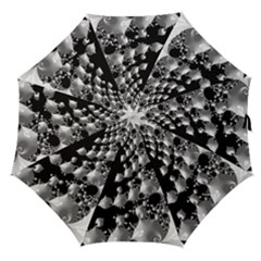 Black And White 3d Optic Abstract  Straight Umbrellas by GabriellaDavid