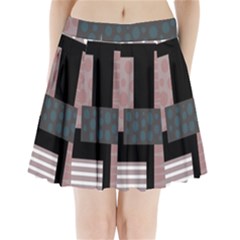 Collage  Pleated Mini Skirt by Valentinaart