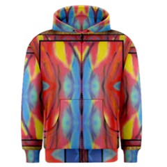 Abstract Butterfly Montage Men s Zipper Hoodie