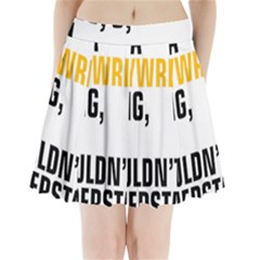 It a Copywriting Thing, You Wouldn t Understand Pleated Mini Skirt by flamingarts