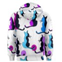 Purple abstract cats Men s Pullover Hoodie View2