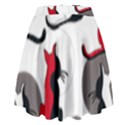 Elegant abstract cats  High Waist Skirt View2