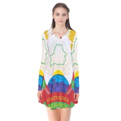 Coat Of Arms Of The Republic Of Belarus Flare Dress by abbeyz71