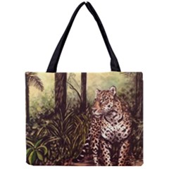 Jaguar In The Jungle Mini Tote Bag by ArtByThree