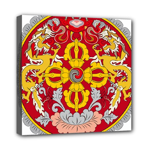 National Emblem Of Bhutan Mini Canvas 8  X 8  by abbeyz71