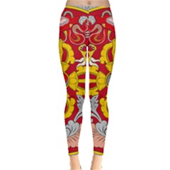 National Emblem Of Bhutan Leggings  by abbeyz71