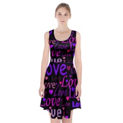 Love Pattern 2 Racerback Midi Dress by Valentinaart