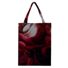 Dark Red Candlelight Candles Classic Tote Bag by yoursparklingshop