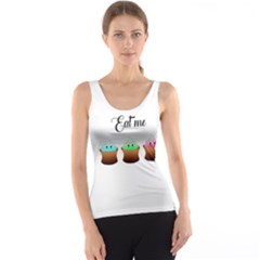 Eat Me Cupcakes Tank Top by Brittlevirginclothing