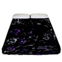 Abstract mind - purple Fitted Sheet (California King Size) View1