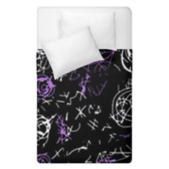 Abstract Mind - Purple Duvet Cover Double Side (single Size)