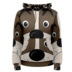 Bulldog Face Women s Pullover Hoodie by Valentinaart