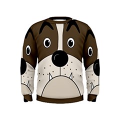 Bulldog Face Kids  Sweatshirt