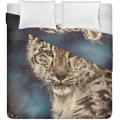 Snow Leopard Duvet Cover Double Side (king Size)