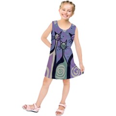 Cats Kids  Tunic Dress