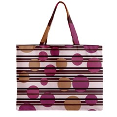 Simple Decorative Pattern Zipper Mini Tote Bag by Valentinaart