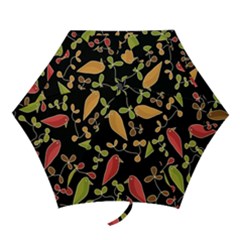 Flowers And Birds  Mini Folding Umbrellas by Valentinaart