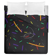 Colorful Beauty Duvet Cover Double Side (queen Size) by Moma