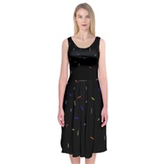 Night Midi Sleeveless Dress