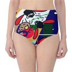 Fly, Fly High-waist Bikini Bottoms by Moma