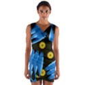 Mackerel meal Wrap Front Bodycon Dress View1