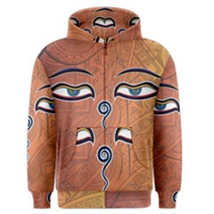 Face Eye Men s Zipper Hoodie