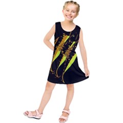 Yellow Fish Kids  Tunic Dress by Valentinaart