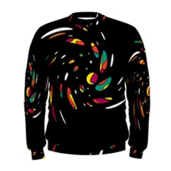 Colorful Twist Men s Sweatshirt by Valentinaart