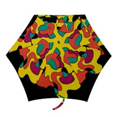 Colorful Spot Mini Folding Umbrellas by Valentinaart