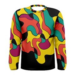 Colorful Spot Men s Long Sleeve Tee by Valentinaart